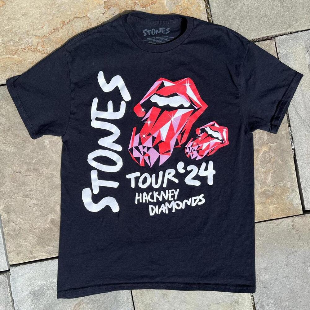 The Rolling Stones Hackney Diamonds 2024 Tour Band Tee